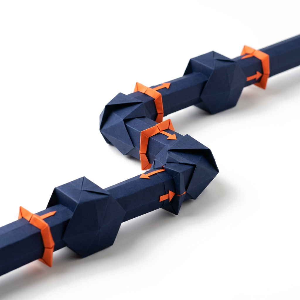 Origami symbolizujące wdrożenia AI i automatyzacji