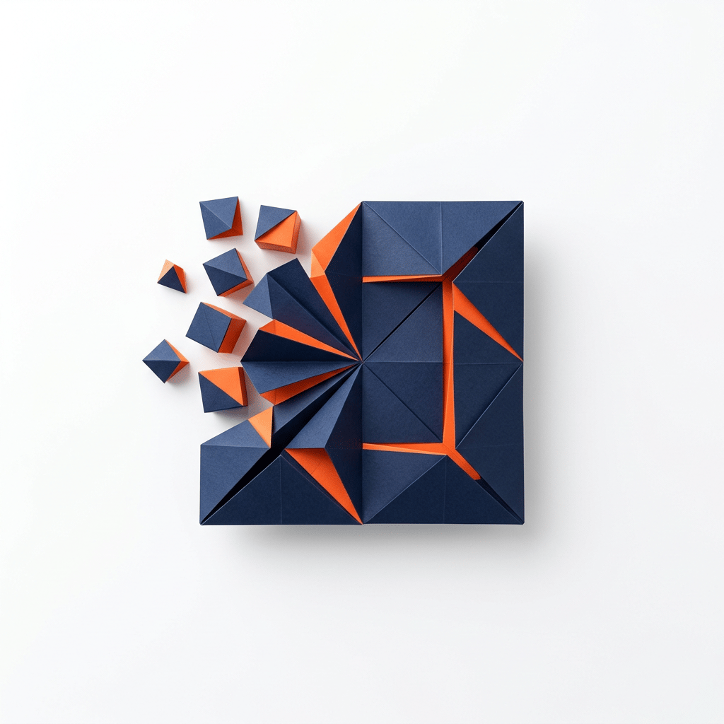 Origami symbolizujące usługę Produkt AI