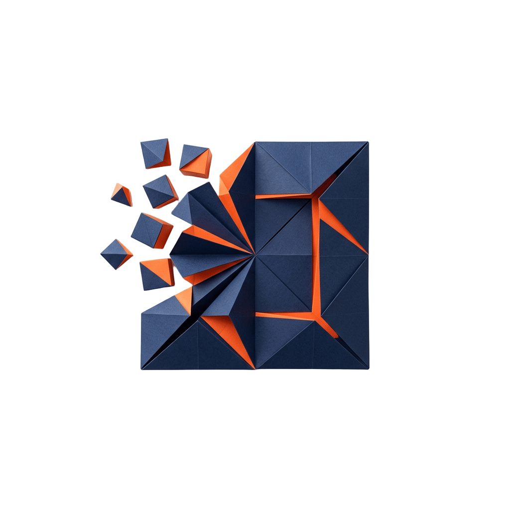 Origami symbolizujące usługę Produkt AI