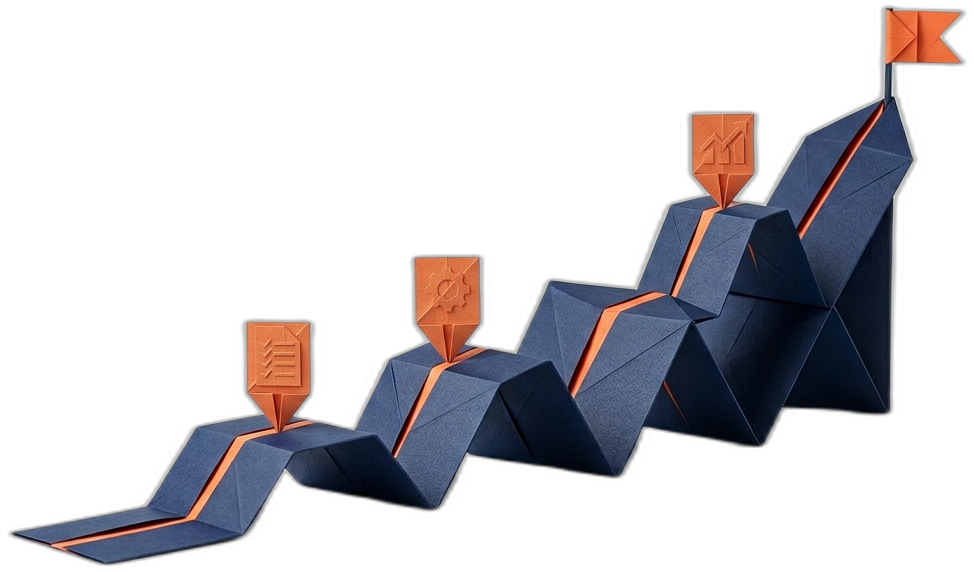 Wizualizacja planu wdrożenia agentów AI dla firmy